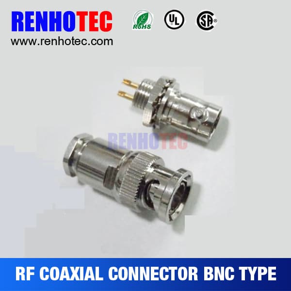 bnc male plug 50ohm crimp connector